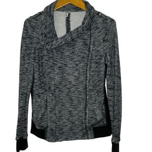 Heartloom asymmetrical zip front‎ sweater